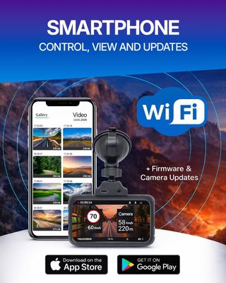 Dash CAM TrendVision TDR-725 Real 4K