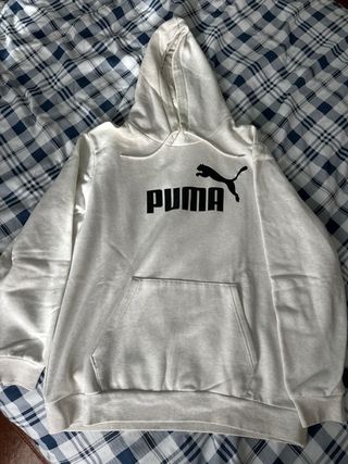 Sudadera Puma Blanca talla L