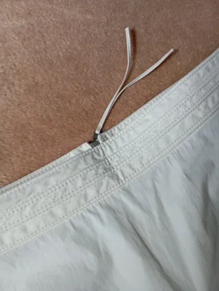 Zara Wide Leg Pants White Vintage Style