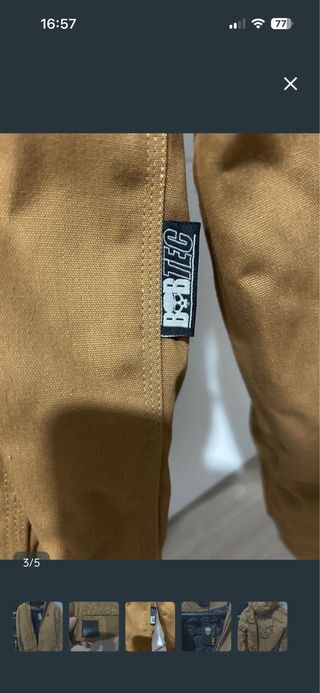 Chaqueta marca Bobhead talla l