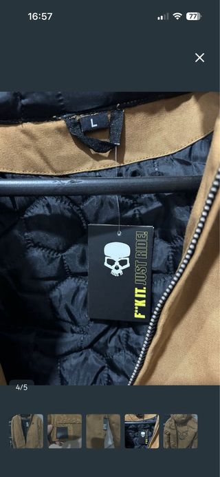 Chaqueta marca Bobhead talla l