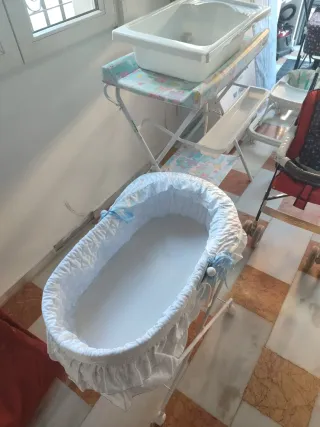 Vendo lote recién nacido: carrito, capazo etc....
