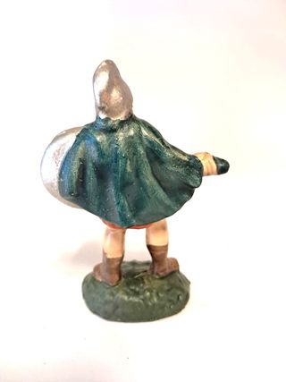 Presepe 10 cm soldato romano SCUDO CARTAPESTA