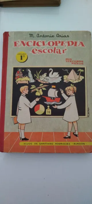 Libro escolar vintage