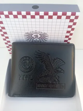 Cartera negra águila