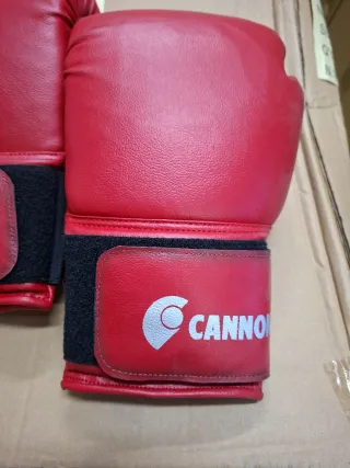 Par Guantes Boxeo Rojo 12 oz