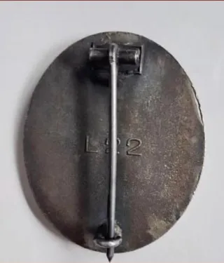 Placa de herido en plata wehrmacht
