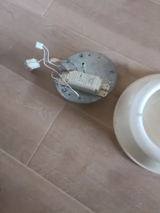 Foco fluorescente redondo