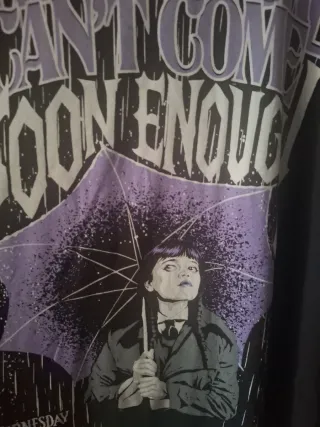 Camiseta manga larga Wednesday Killstar, acampanad