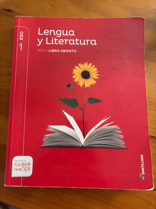 Libro lengua y literatura 1°ESO y 2°ESO Santillana
