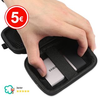 Funda Protectora Negra para SSD Externo