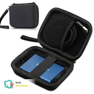 Funda Protectora Negra para SSD Externo