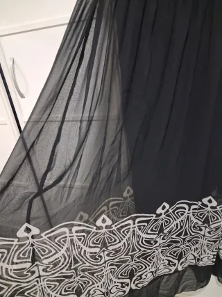 Vestido vaporoso de fiesta talla 46