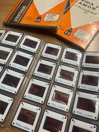 Lote Diapositivas Vintage "Vida y Amor"