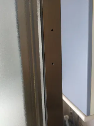 2 ventanas aluminio cristal 82x124,5 cm