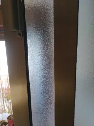 2 ventanas aluminio cristal 82x124,5 cm