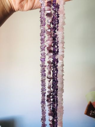 Collar de piedras minerales (varios)