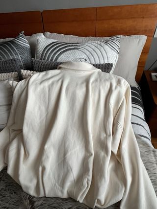 Bomber felpa pliegues