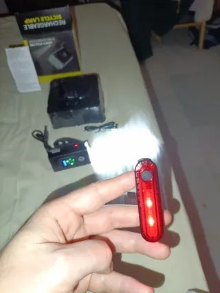 Pack 2 luces LED bicicleta.