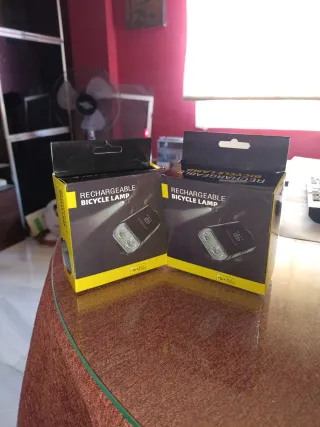 Pack 2 luces LED bicicleta.