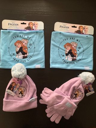 Conjunto de prendas invierno FROZEN sin estrenar