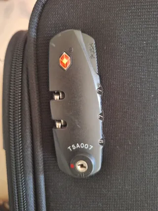 Trolley nero in tessuto Samsonite citybeat 2 ruote