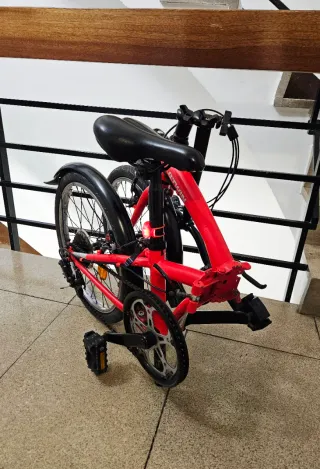 bici plegable lisra para subir y llevársela
