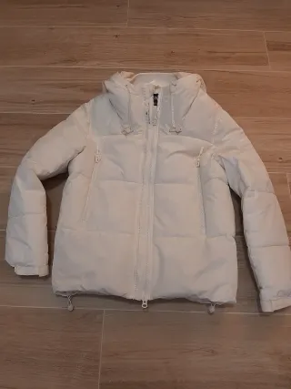 Chaqueta Blanca/Crema Talla S-M. Zara