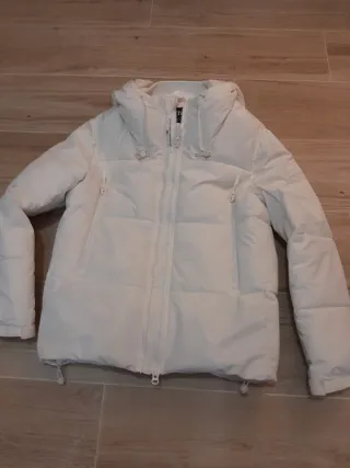 Chaqueta Blanca/Crema Talla S-M. Zara