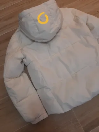 Chaqueta Blanca/Crema Talla S-M. Zara