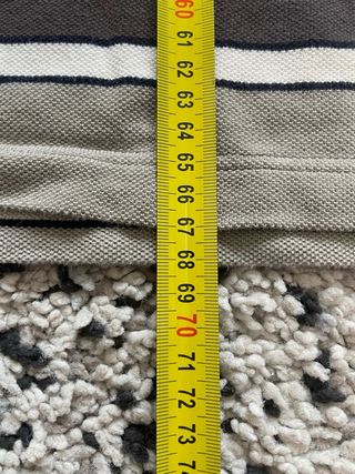 Polo Lacoste Vintage Manga Larga Rayas Rugby Retro