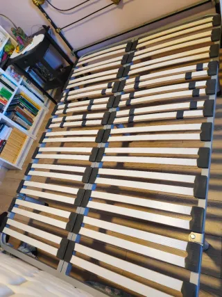 Somier de lamas 135x190, con 5 patas, Alta calidad