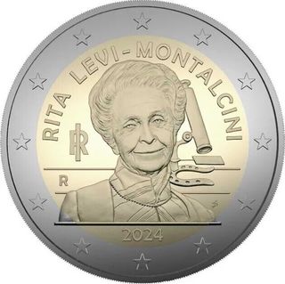 MONEDA CONMEMORATIVA 2€ ITALIA 2024. RITA LEVI