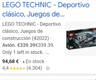 Lego 42022 Technic