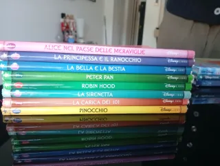 LOTE DE 16 LOS MEJORES CUENTOS DISNEY EN ITALIANO