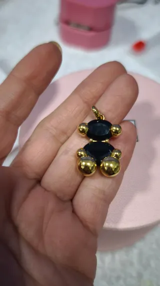 Colgante tous onix plata y vermeil