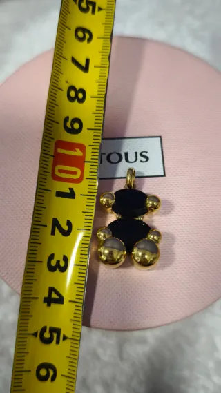 Colgante tous onix plata y vermeil