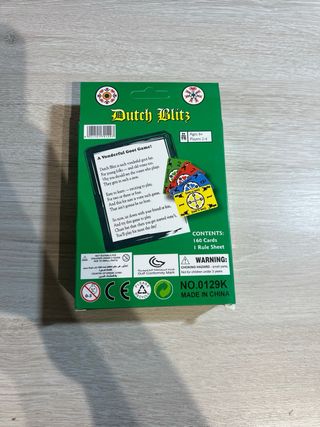 Dutch Blitz Juego de Cartas Original y Expansión