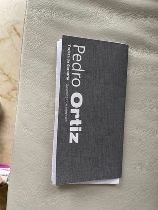 Sofá  3+2 de Piel Pedro Ortiz Blanco