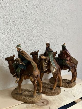 Figuras de Belén: Reyes Magos en Camello