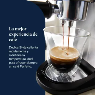 Cafetera de Bomba de Acero De'Longhi Dedica