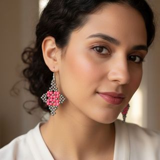 Gioielli vintage collana gemme pietre orecchini