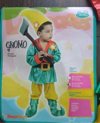 Disfraz familiar Duende Bosque Niño/Adulto