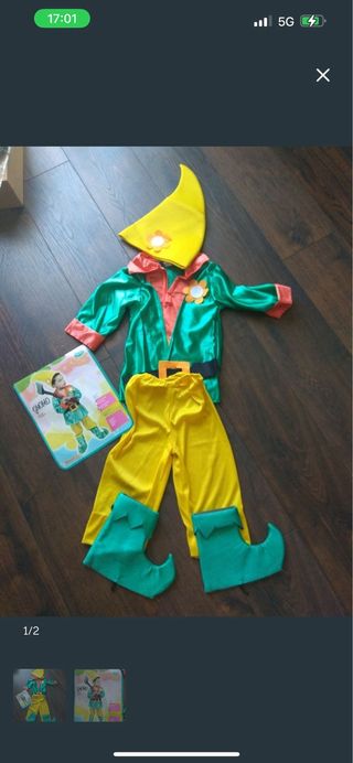 Disfraz familiar Duende Bosque Niño/Adulto