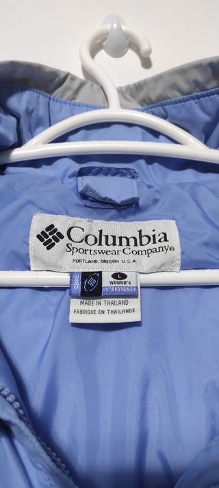 chaqueta columbia invierno azul