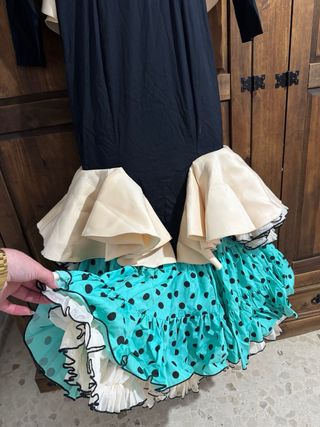 Traje de flamenca negro