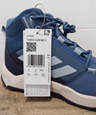 Zapatillas de senderismo Adidas Terrex, talla 36,5