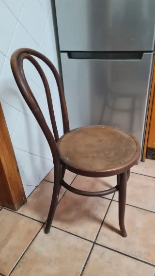 6 Sillas de madera antiguas