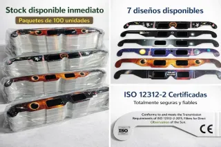 Gafas eclipse solar ISO
