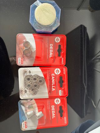 Pack Costura: Canillas, Dedales y Alfileres